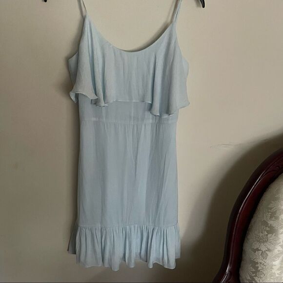 Guess Avah Printed Popover Dress (2, Spa Blue) - Picture 2 of 5